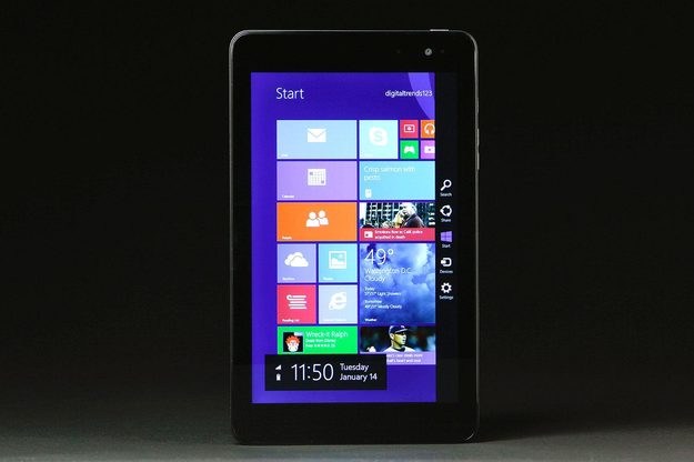 Dell Venue Pro 8 start screen portrait
