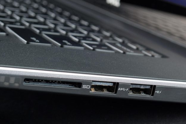 Dell XPS 15 review left side ports