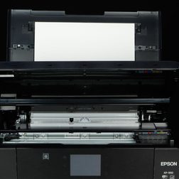Epson XP-950 printer scanner and ink slots open