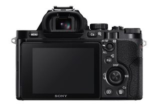 The LCD and EVF of the new Sony Alpha A7/A7R full-frame camera. The Live View in the EVF is one of the strongest we've used in a camera.