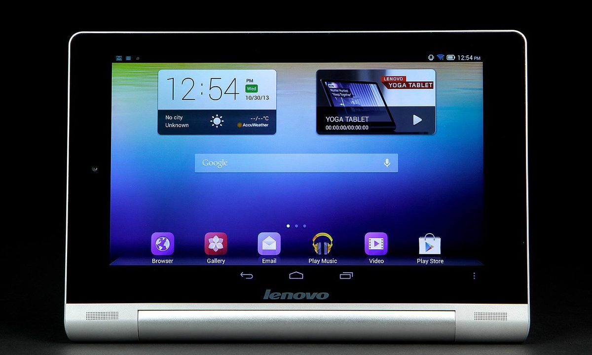 lenovo yoga tablet 10 review tablets home screen