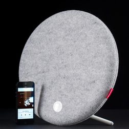 Libratone speaker scale with phone