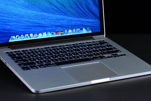 MacBook Pro 13 2013 keyboard angle