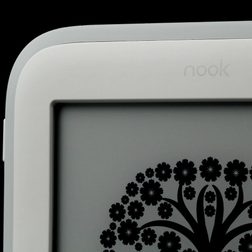 NOOK Glow top screen angle corner