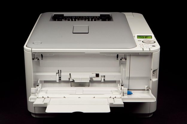 OKI C331dn front top tray open