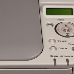 OKI C331dn top controls