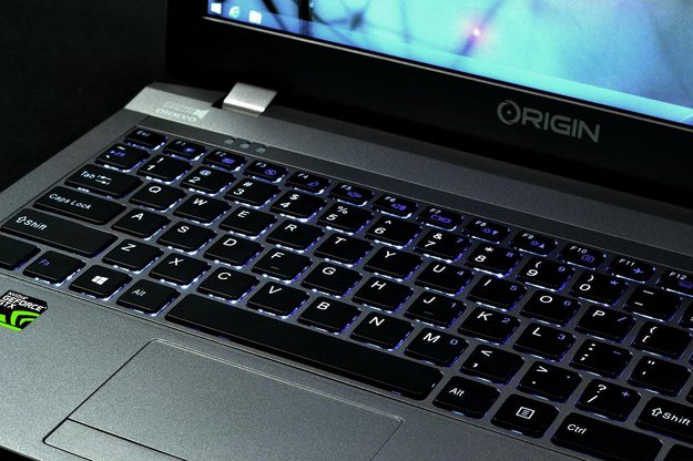 Origin EON13 S keyboard angle