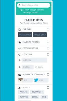 pixlee filter