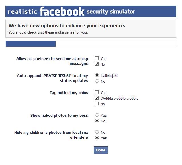 facebook security simulator - 2