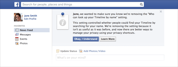 facebook who can look up your timeline