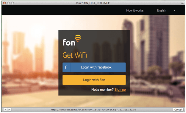 fon fb login