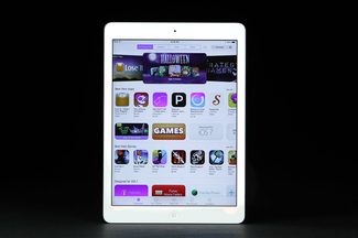 iPad air front app store