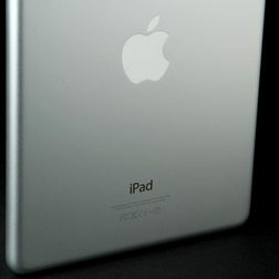 iPad mini with retina back bottom back angle