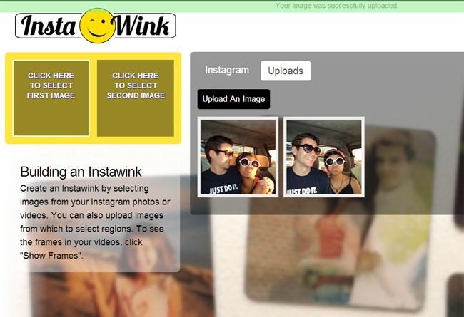 instawink - upload