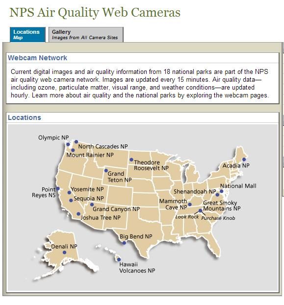 national park webcams