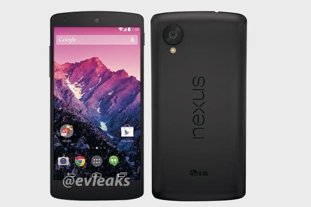 nexus 5 leak black