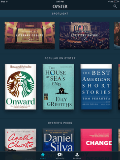 Oyster Book list