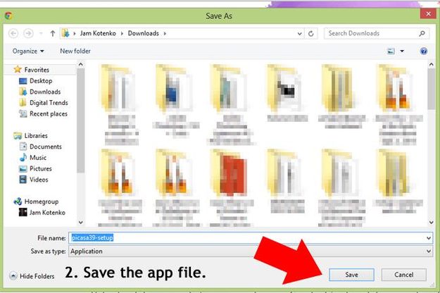 screenshots - picasa install 2