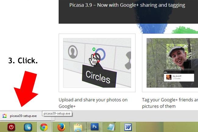 screenshots - picasa install 3