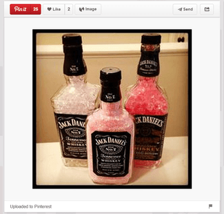 pinterest whiskey glitter bottle