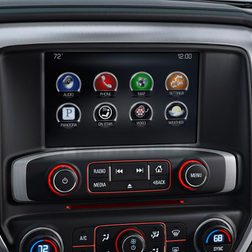 2014 GMC Sierra 1500 4WD infotainment center menu
