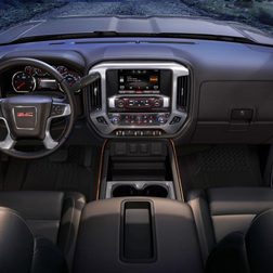 2014 GMC Sierra 1500 4WD view from backseat