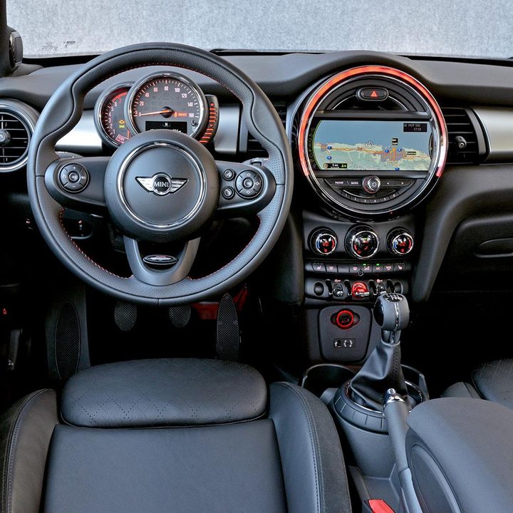 2014 MINI Cooper S interior from back