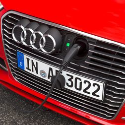 2015 Audi A3 sportback e tron charging macro