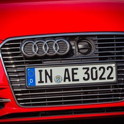 2015 Audi A3 sportback e tron front grill macro