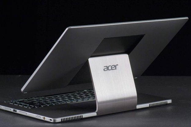 Acer Aspire R7 hinge logo arty
