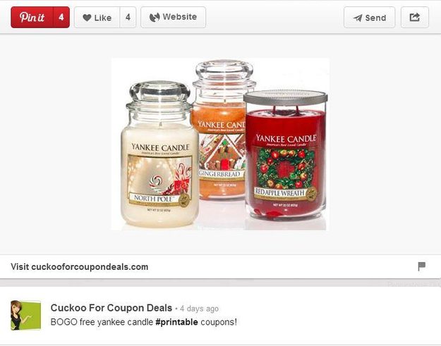 Pinterest coupon