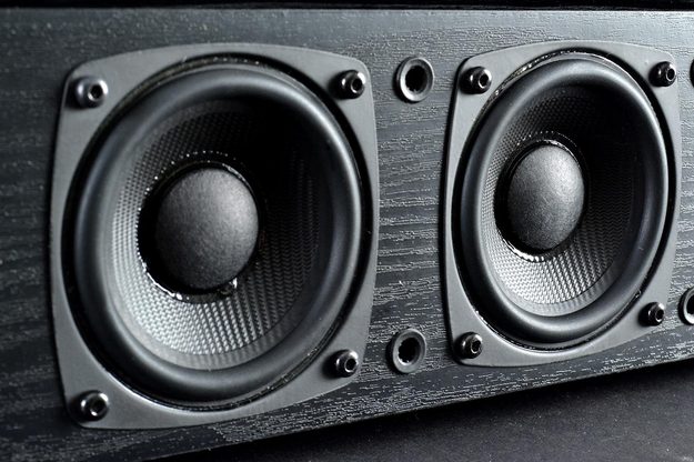 Pioneer Soundbar SP SB23W speakers macro