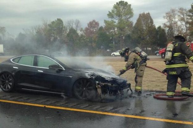 Tesla Car Fire Tennessee