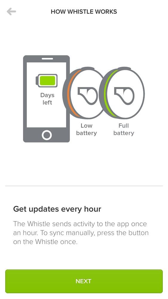 Whistle activity monitor ss 1