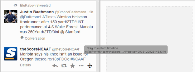 custom timeline add to