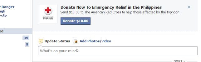 donate to red cross facebook