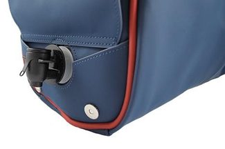 A flap opens to reveal a spigot for dispensing your beverage.