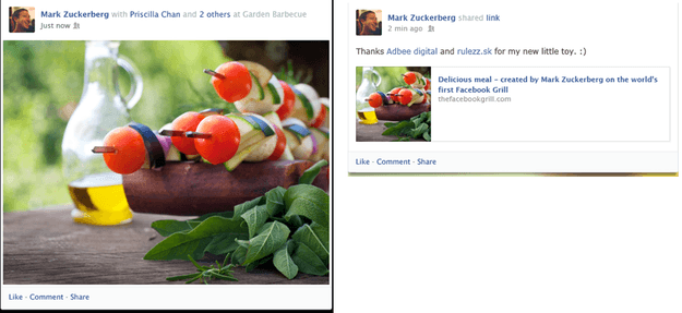 fb grill examples