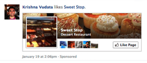 facebook like ad