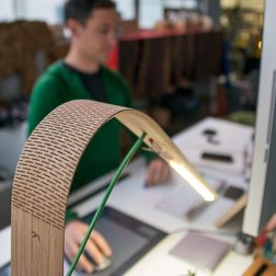 grove feature bamboo desk lamp
