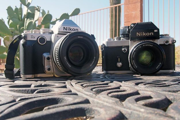 Nikon Df and Nikon F2
