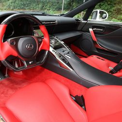 2012 Lexus LFA red interior