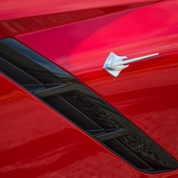 2014 Corvette Stingray Convertible red detail