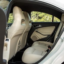 2014 Mercedes Benz CLA250 back interior