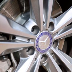 2014 Mercedes Benz CLA250 wheel macro
