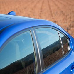 2015 Subaru WRX rear left macro