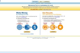 Amazon mechanical turk