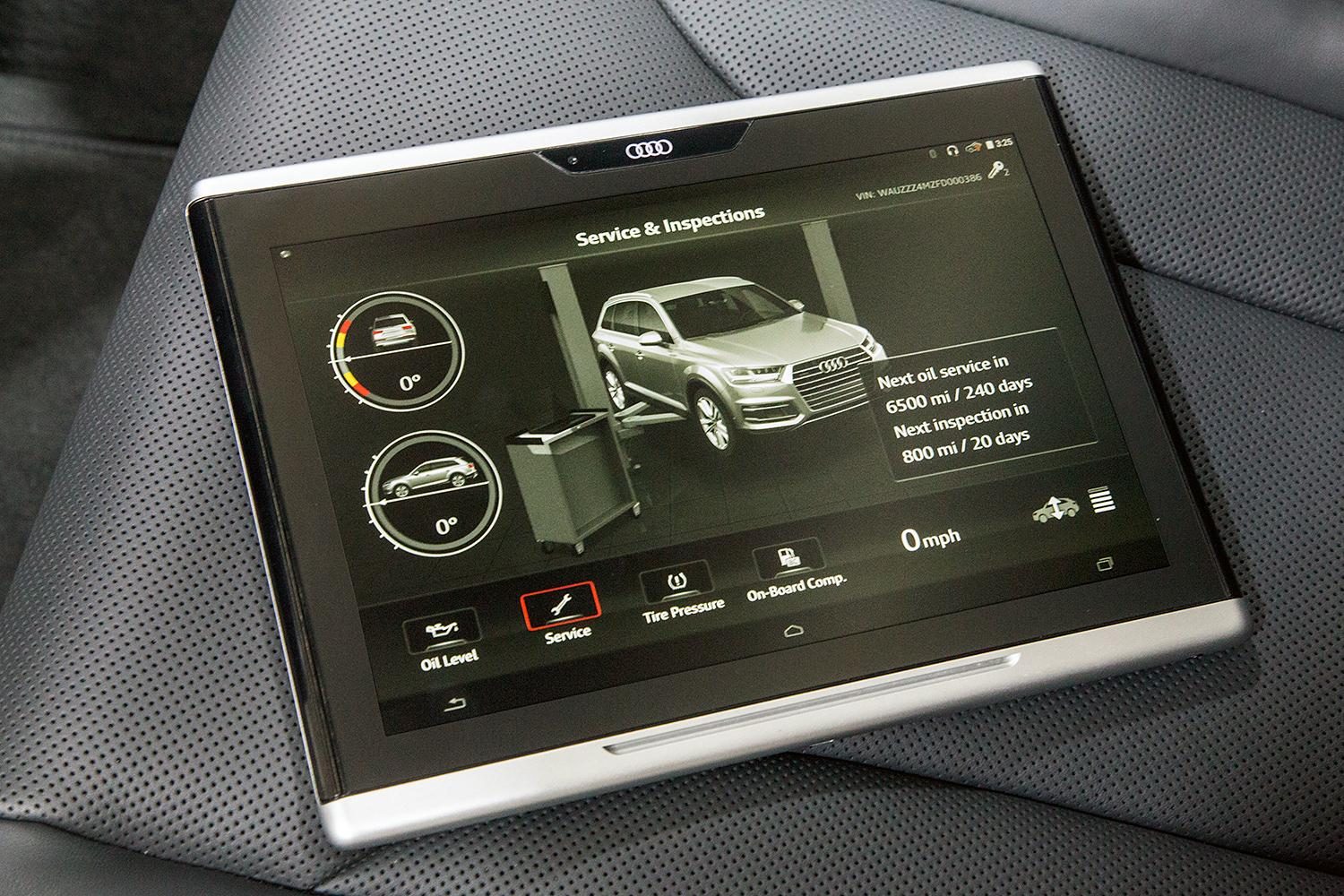 Audi Tablet for 2016 Q7