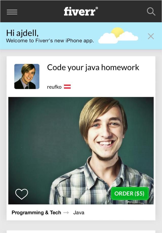fiverr app review