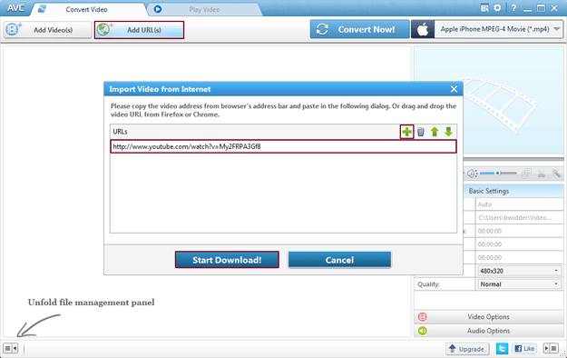 Flash Video Start Download